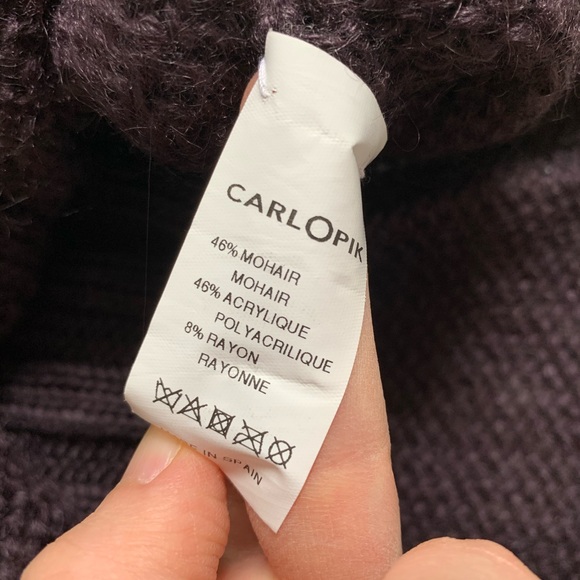 Carlopik purple mohair sweater - Picture 6 of 6